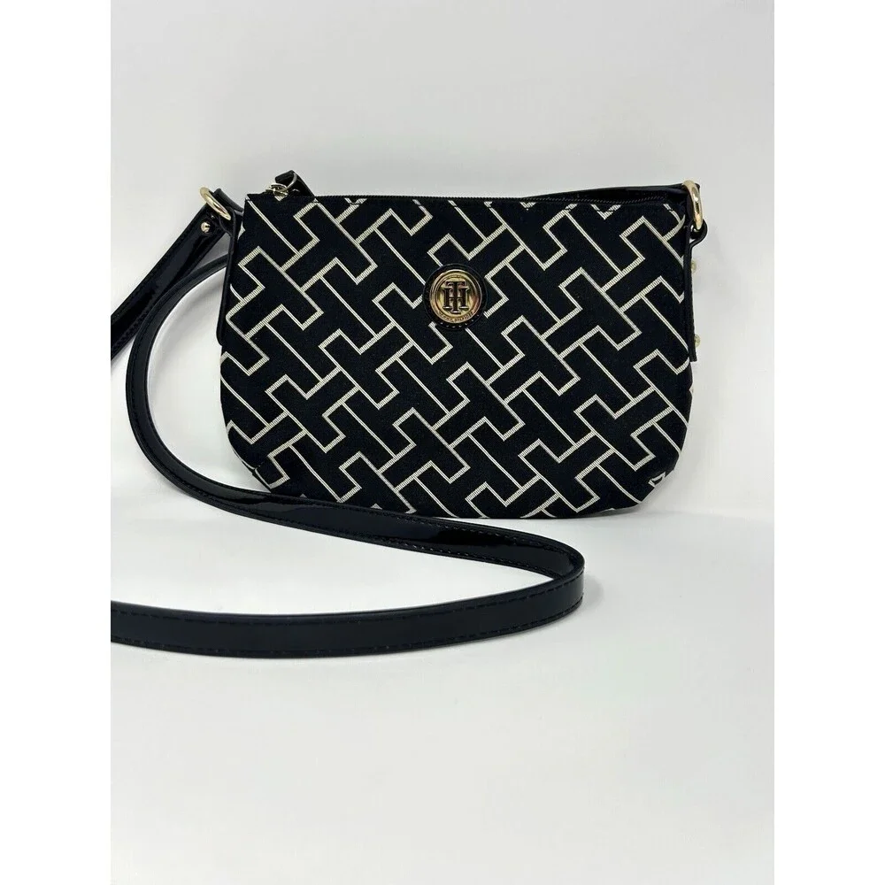 Tommy Hilfiger Black Crossbody‎ Purse